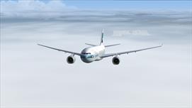 A330-300 Cathay Pacific, climbing out of RJBB A330-300 Cathay Pacific, climbing out of RJBB