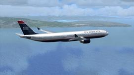 A330-300 USAirways, approaching PHNL A330-300 USAirways, approaching PHNL