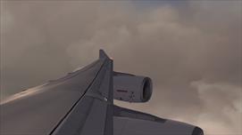 A340-600 Iberia, climbing out of SAEZ A340-600 Iberia, climbing out of SAEZ